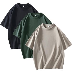 T-shirt de sport décontracté à col rond uni, séchage rapide, respirant, en coton et élasthanne, maillot de fitness de haute qualité pour la course à pied - Product Image 1