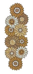 FAIZA CRAFT FC-9432 Mantel Individual Redondo Hecho a Mano con Cuentas de Vidrio y Patrón Floral Bordado para Decoración Festiva del Hogar - Product Image 3