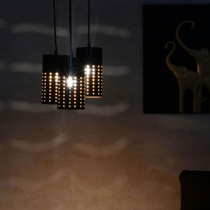 Superior Export Quality Red Metal Pendant Light Round Celling Mount Indoor Home Decorate Living Room Fixture Lightweight Designs - Product Image 5