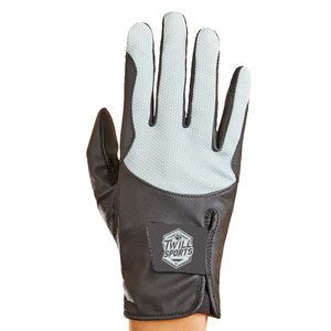 Wholesale Custom High Quality Leather Winter Fitness Outdoor Sport Equestrian Horse Riding Gloves Full <b>Finger</b> Adjustable Wrist - Product Image 1