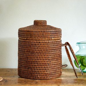 Cajas refrigeradoras de ratán para cenas al aire libre, caja de hielo de bajo precio, enfriador de bebidas tejido a mano. - Product Image 3