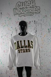 Sudadera DALLAS STARS con cuello simulado, 450 GSM, nombre personalizado, bordado aplicado, corte holgado, 100% algodón, felpa francesa - Product Image 1