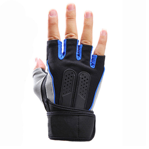 Gants de musculation d'extérieur demi-doigts antidérapants légers avec support de poignet pour la gym et le fitness – Offre Spéciale - Product Image 1