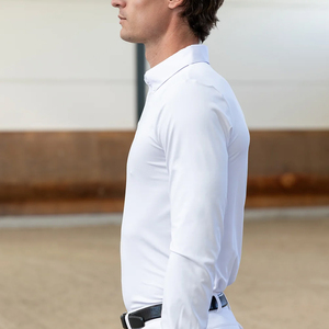 T-shirts équestres de qualité supérieure pour hommes, respirants, à séchage rapide, services OEM ODM, chemises d'équitation - Product Image 4