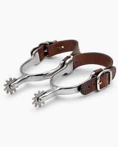 Espuelas de Montar a Caballo Antiguas de Estilo Occidental, de Acero Inoxidable de Alta Calidad, para Equitación - Product Image 2