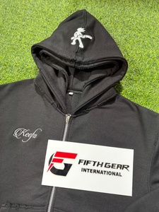 Keega Tracksuit <b>Set</b> Full Zip Hooded Sweatshirt With Side Pockets And <b>Matching</b> Pants Breathable Cotton Casual Wear For Adults - Product Image 3