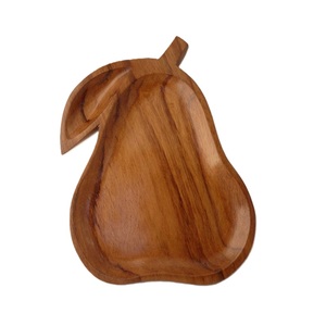 High Selling Dessert Serving Platter Tray Wooden Chip & Dip Plate Cookie Compartment Cheese Appetizer Plate Kitchenware - Product Image 6