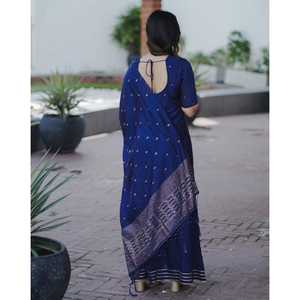 Ensemble de costume en mousseline de soie bleu irlandais - Taille XS - Product Image 2