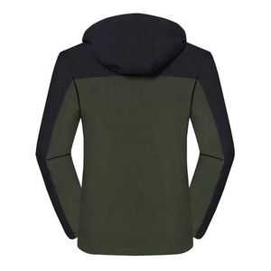 Chaqueta de Softshell con Capucha para Hombre, Impermeable, Cortavientos, Forrada de Forro Polar, para Senderismo y Trekking, Venta al por Mayor, OEM, Personalizada - Product Image 2