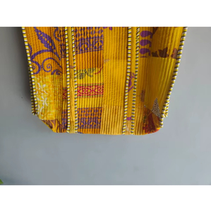 Sac fourre-tout bohème en coton à rayures et motifs floraux, poignée souple, ouverture supérieure, unisexe, antivol, capacité 20-35L, pour le camping, usage quotidien, cadeau - Product Image 5