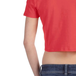 Women Outdoor <b>Crop</b> <b>Top</b> T-Shirt High Quality Anti-Wrinkle Breathable Lightweight Nylon/Cotton All Seasons Casual - Product Image 3