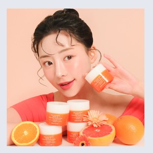 Productos para el Cuidado de la Piel Derma Share Korean Red Hyang Vita C Brightening Capsule Cream 50mL Hecho en Corea Limón - Product Image 4