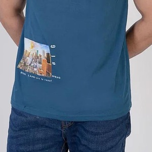 เสื้อยืดผ้าคอตตอน/โพลีเอสเตอร์หนานุ่มทันสมัยสำหรับผู้ชาย |   เสื้อยืดโอเวอร์ไซส์พิมพ์ลายตามสั่ง เป็นมิตรกับสิ่งแวดล้อม สำหรับสไตล์สตรีทและแฟชั่น - Product Image 6