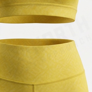 Ensemble de yoga pour femmes, vêtements de fitness, soutien-gorge de sport, leggings, vêtements de sport sans couture, vêtements de sport athlétiques, vêtements d'entraînement, vêtements de sport - Product Image 5