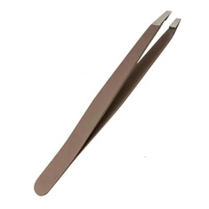 Pinzas para Cejas de Acero Inoxidable de Alta Calidad al Mejor Precio, con Punta Inclinada, Reutilizables, Ligeras, Nueva Llegada - Product Image 1