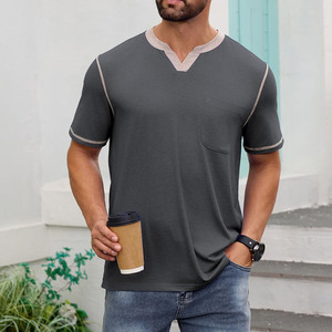 Camisetas de Hombre de Alta Calidad 100% Algodón, Personalizadas, Lisas, de Lujo, Casuales, al por Mayor, Tallas Grandes - Product Image 2