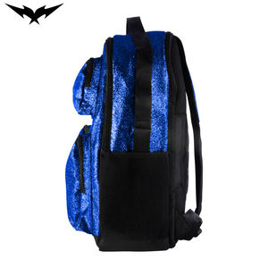 Custom Made Fashion <b>Waterproof</b> Anti-Theft Cheerleader Backpack Glitter <b>Bag</b> Big Capacity High Quality with zipper Closure - Product Image 5