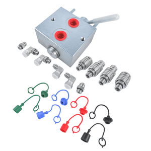 Vanne di controllo direzionale e di flusso a 3 vie, 20 GPM, 3000 PSI, con gruppo moltiplicatore idraulico e connessione NPT con O-ring - Product Image 3