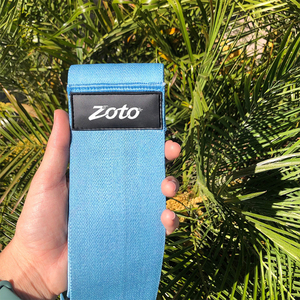 Bande de Résistance en Tissu Robuste ZOTO avec Logo Personnalisé, Bande Élastique pour Fessiers, Fabricant pour la Gym et le Fitness - Product Image 2