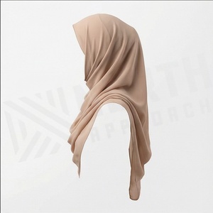 Hiyab de Chifón de Color Sólido para Mujer, Transpirable, para Uso Diario, Pañuelo Étnico de Oriente Medio - Product Image 3