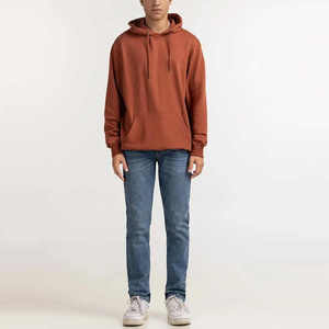 เสื้อฮู้ดดี้ผู้ชายรุ่นใหม่ ผ้าคอตตอนผสม เหมาะสำหรับใส่ลำลองและกิจกรรมกลางแจ้ง สินค้าขายดี ดีไซน์เรียบง่ายพร้อมซับใน - Product Image 1