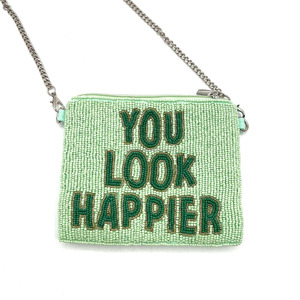 Bolso de mano de lujo floral hecho a mano con cuentas, cartera de noche bordada con cuentas de semillas, para fiesta, boda, diseñador, moda de lujo, venta al por mayor - Product Image 4