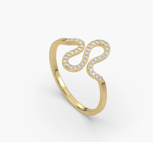 Bijoux fins vintage tendance plaqués or 14 carats avec diamant de laboratoire taille brillant rond certifié IGI – Cadeau de luxe pour mariée - Product Image 4