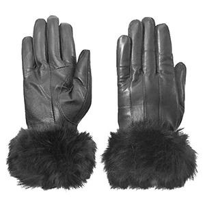 Gants en cuir d'hiver personnalisés avec logo, thermiques, non doublés, longueur poignet, style uni, pour usage quotidien, gants en cuir tendance - Product Image 1