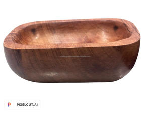 Bandeja de Madera Pulida de Lujo para Servir Alimentos, Ecológica, con Forma Personalizada para Velas y Uso en Mesa - Product Image 2