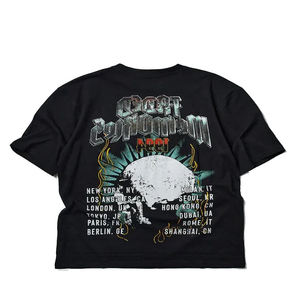 T-shirt en polyester et coton tricoté 220g pour homme, coupe classique, séchage rapide et respirant, manches courtes, en promotion, durable - Product Image 2