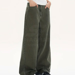 Pantalons pour hommes, dernière collection, service OEM, confortables, qualité supérieure, légers, effet délavé, style baggy. - Product Image 6