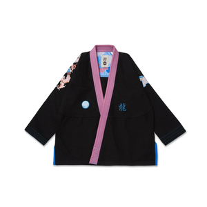 Shoyoroll BJJ เผือกและ Preto ปีของชุดกิโมโนมังกรพร้อมถุง - Product Image 1