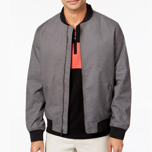 Blouson Bomber Homme Bleu Marine Coupe Slim Fermeture Éclair Col Rond Décontracté Coupe-Vent Polyester Hiver Séchage Rapide Uni - Product Image 4