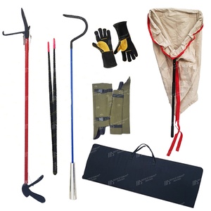 Kit de capture de serpents OEM professionnel, pinces et crochets en alliage métallique, acier inoxydable, respectueux de l'environnement, pour herpétologie et animaux de compagnie - Product Image 3