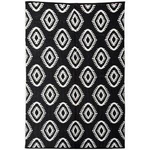 Tapis en laine et coton 5x8 Dhurrie Tapis Kaleen pour temples indiens, salon et intérieurs ethniques - Product Image 2