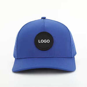Gorras de Béisbol de Malla 100% Algodón, Impermeables, de 6 Paneles, con Logotipo Personalizado, Bordado 3D y Logotipo de Goma, Venta Directa de Fábrica - Product Image 4