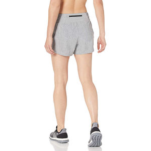 Shorts de sport pour femmes, respirants, à séchage rapide, légers, pour la course à pied, le yoga, l'entraînement en plein air, avec poche zippée, 100% polyester - Product Image 4