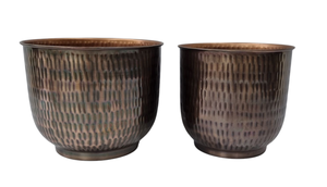 Linea Exports Inc. – Jardinières décoratives en métal pour l'intérieur et l'extérieur, pots de fleurs et jardinières pour la maison et le jardin - Product Image 3
