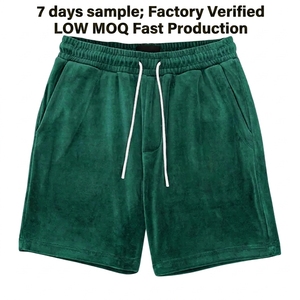 <b>Men's</b> 100% Cotton Fleece <b>Shorts</b> Soft Breathable Running <b>Lounge</b> <b>Shorts</b> Summer Streetwear Custom OEM Wholesale - Product Image 3