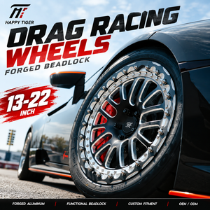 Jantes forgées Beadlock de course sur circuit HT 13 15 17 18 20 pouces 5x115 pour Challenger Charger Hellcat Redeye Demon, jantes personnalisées - Product Image 1