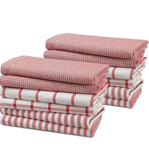 Essuie-tout de cuisine en coton tissé doux, écologique, hypoallergénique, séchage rapide, durable et facile d'entretien - Product Image 1