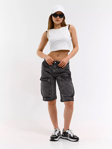 Débardeur court Y2K 100 % coton pour femme, style streetwear esthétique Indie Sleaze, avec impression de logo personnalisé - Product Image 2