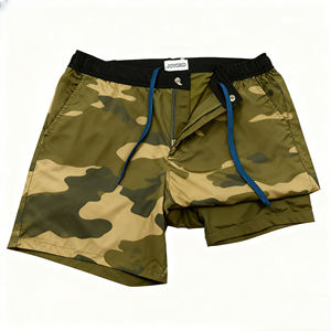 Shorts de bain pour hommes de qualité supérieure, extensibles, personnalisés, design tendance, extensibles dans 4 directions, pour la natation et la plage. - Product Image 2