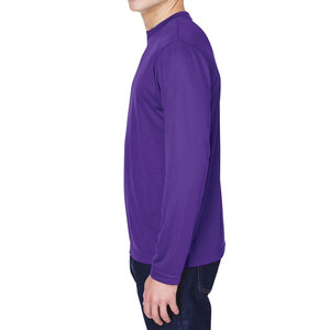 Camiseta Casual de Último Diseño con Colores Personalizados para Hombre, Cuello Redondo, Manga Larga, 100% Algodón, Transpirable, de Secado Rápido y Alta Calidad - Product Image 2