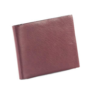 Portefeuille Homme en Cuir Véritable Pliant, Porte-Cartes en Cuir Pleine Fleur, Nouveau Design Tendance Luxe Vintage Court RFID Polyester - Product Image 1