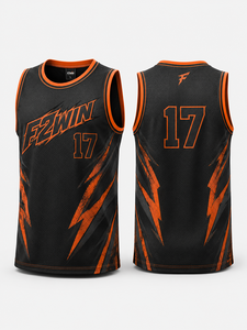 F2WIN Basketball Jersey White <b>Blue</b> <b>Mesh</b> Sleeveless Tank <b>Top</b> Breathable Quick Dry Sublimated Print Adult Unisex Regular Fit OEM - Product Image 3