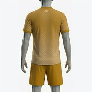 Conjunto de Camiseta de Fútbol para Hombre Desert Harvest, Estampado Geométrico Sublimado, Cuello Redondo, Manga Corta, Poliéster Transpirable, Uniforme para Todas las Temporadas - Product Image 2