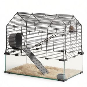 Gabbia di Lusso in Acciaio Inossidabile per Animali Domestici con Motivo Personalizzato per Razze Piccole, Medie e Grandi per Allevamento e Alloggio Interno - Product Image 3