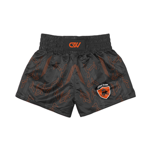Low Moq Custom Logo Sublimated Stretch Kickboxing Fight Set Custom 100%Polyester Fiber Muay Thai Short Set OEM Training Wear - Product Image 3