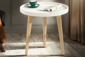 Table d'appoint moderne en bois, petite table à manger combinée, mobilier créatif pour la maison, table basse amovible, table de chevet portable - Product Image 2